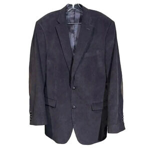 Lauren Ralph Lauren Blazer Mens 44 L Sports Coat Corduroy Brown Elbow Patches